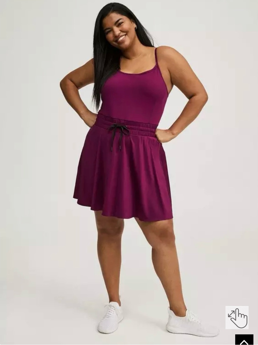 NWT Torrid Core Mini 2fer Active Dress With Bike Shorts